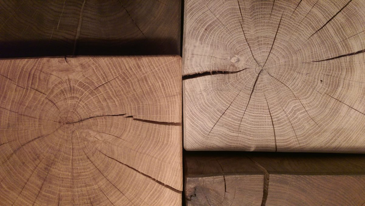 Træblokke træborde firkantet